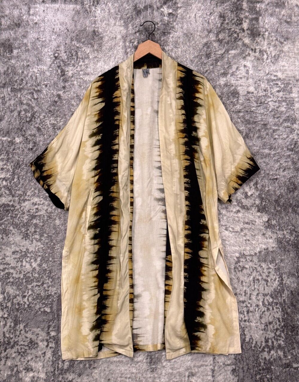 Anthropologie Kimono Top One Size Womens Blank London Tie Dye Open Drape